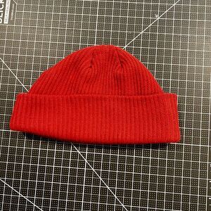 Butterscotch - Deep Search Cotton Blend Beanie One Size - Red